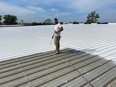 Commercial Roof Metal Restoration